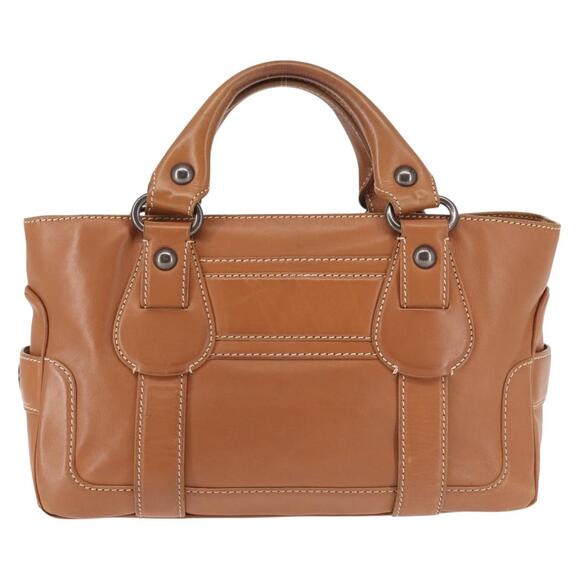 CELINE Boogie Bag Hand Bag Leather Brown - Picture 2 of 13